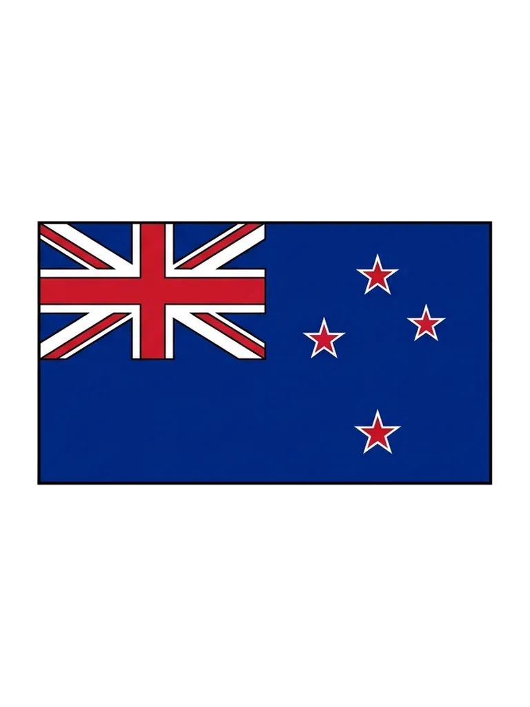 Color reference of the New Zealand flag