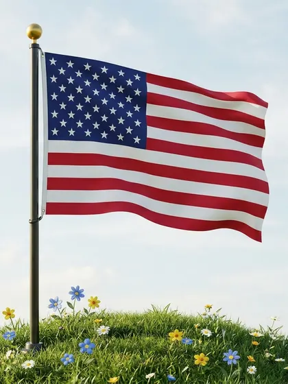 Color reference of the United States flag