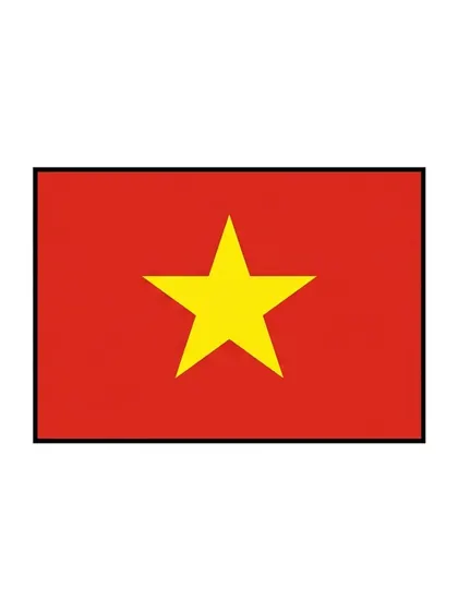Color reference of the Vietnam flag